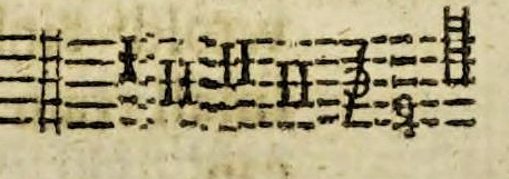 An engraving of early music