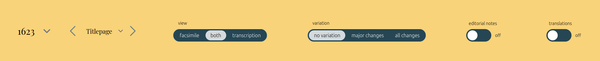 a screenshot of the website showing the edition controls