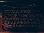 black and brown typewriter